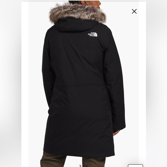 The North Face Arctic Waterproof 600-Fill-Power Down Parka with Faux Fur Trim - Picture 3 of 11